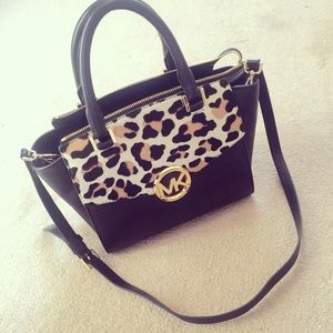 •HP• MK Leopard calf hair Hudson - lowest price!